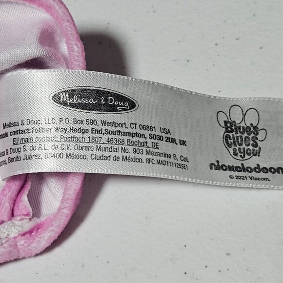 Melissa Doug Blues Clues Magenta Hand Puppet 10 Inch Plush Stuffed Animal Toy - Picture 3 of 4